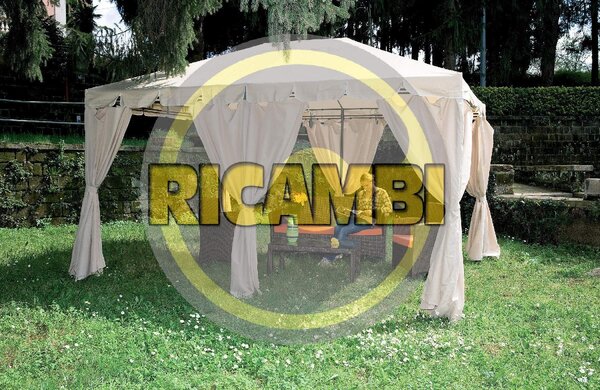 Giardini del Re Teli per Gazebo 3x4 mt Set da 6 Teli Laterali per Gazebo Armonia