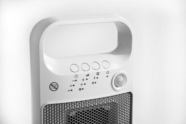 Argo Termoventilatore Ceramico Stufa elettrica Caldobagno Potenza 2000 Watt con Telecomando e Timer colore Bianco - Dream