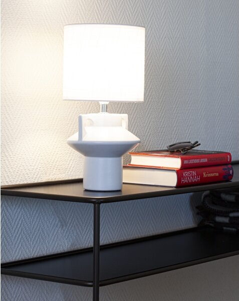 Cottex 8000140-5000 - Lampada da tavolo MATEO 1xE14/8W/230V bianca