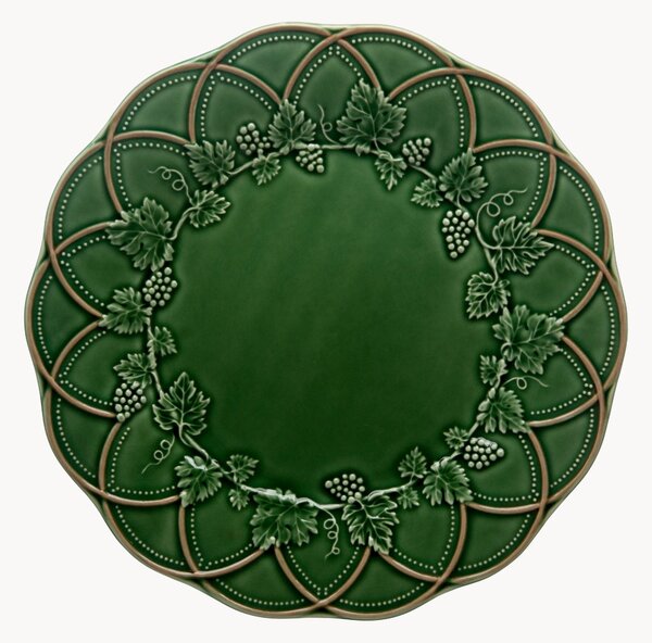 Set di 4 piatti piani in gres Woods