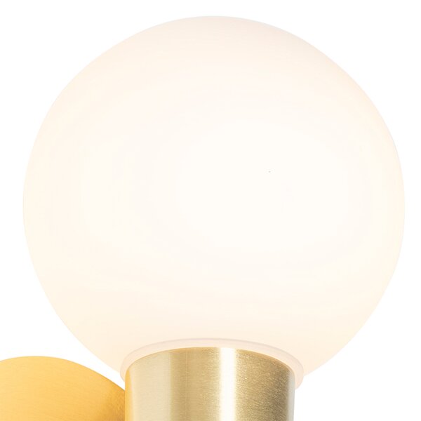 Lampada da parete moderna oro IP44 - Cederic Up