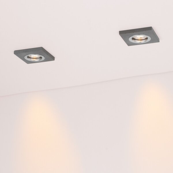 Spot-Light 2515336 - Set 3 faretti LED VITAR 1xGU10/5W/230V cemento