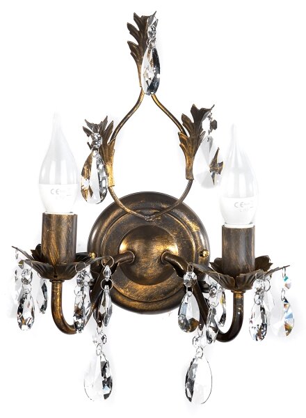 ONLI - Applique TERESA 2xE14/6W/230V bronzo