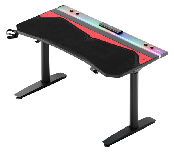 Tappetino gaming da scrivania protettivo, grande Diablo X-Forge Black Bloody Mary 140 x 52 cm