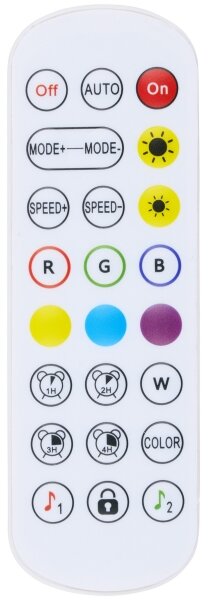 Grundig - Lampada da terra dimmerabile LED RGB LED/5W/5V con telecomando