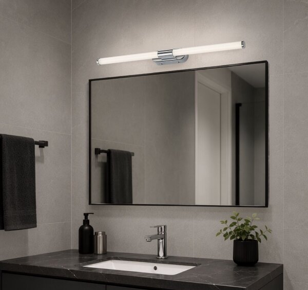 Rabalux 75095-LED Illuminazione per specchio da bagno TENEBRA 8W/230V IP44 60 cm cromo lucido