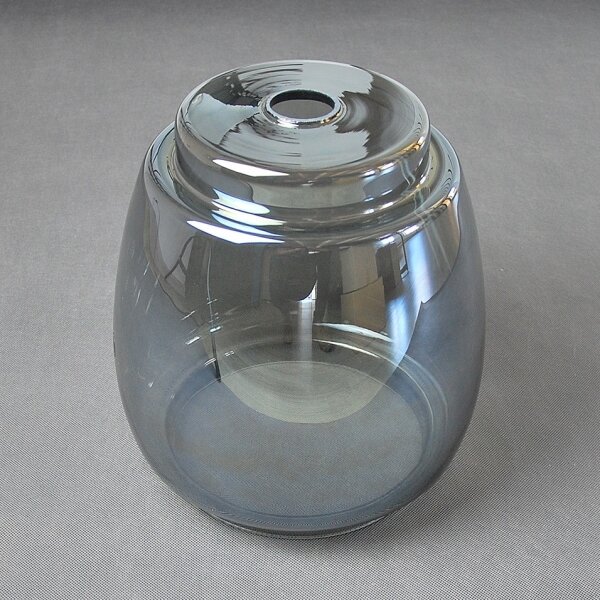 BRILAGI - LED Lampadario a sospensione con cavo RETRO GLASS 2xE27/60W/230V cromo opaco/grigio fumé
