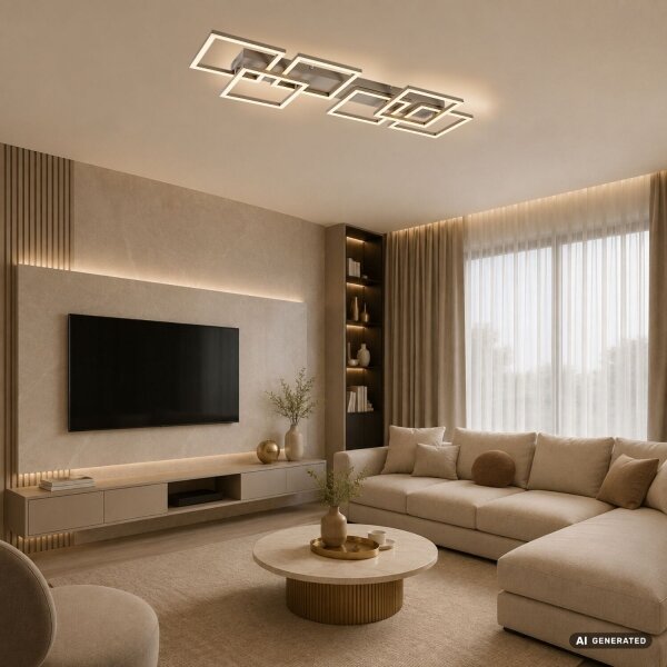 Rabalux 71500 - LED dimmerabile plafoniera FATMA 40W/230V 3000-6500K 33x100 cm beige+DO