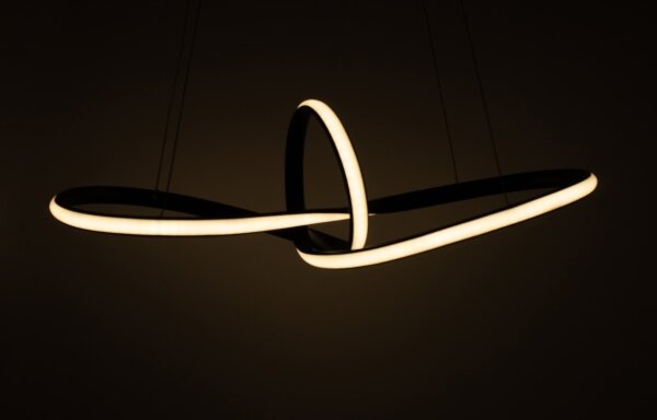 Lampadario LED su cavo LED/44W/230V nero