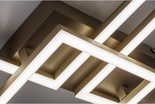 Rabalux 71500 - LED dimmerabile plafoniera FATMA 40W/230V 3000-6500K 33x100 cm beige+DO