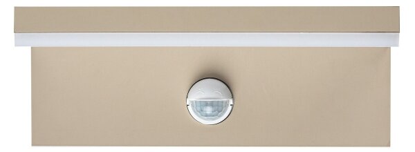 Rabalux 77220 - applique da esterno a LED con sensore ZARAGOZA 9W/230V IP54 beige