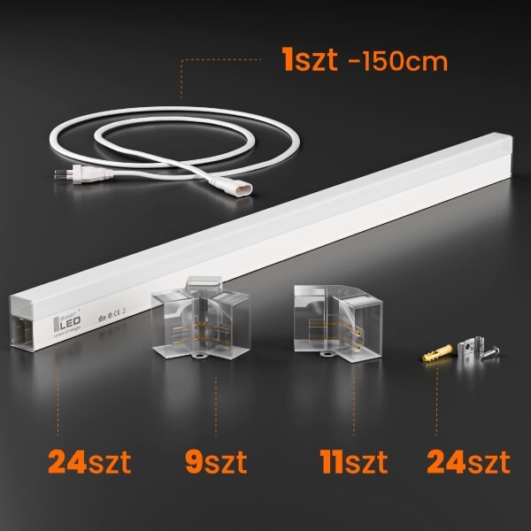 Plafoniera LED dimmerabile HEXAGON LED/192W/85-265V 5000K CRI 90 IP54 bianca