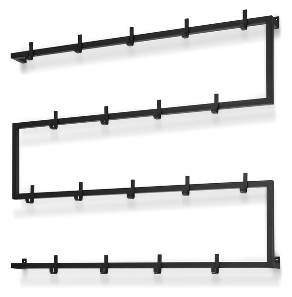 Appendiabiti con ripiano Neoloft Wall 11 - pronto per la spedizione, 80 e 100 cm