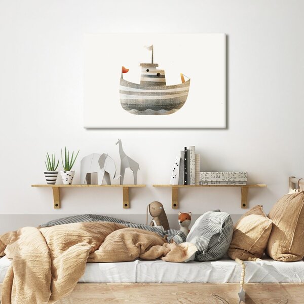 Quadro su tela – Nave marina sulle onde