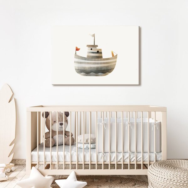 Quadro su tela – Nave marina sulle onde