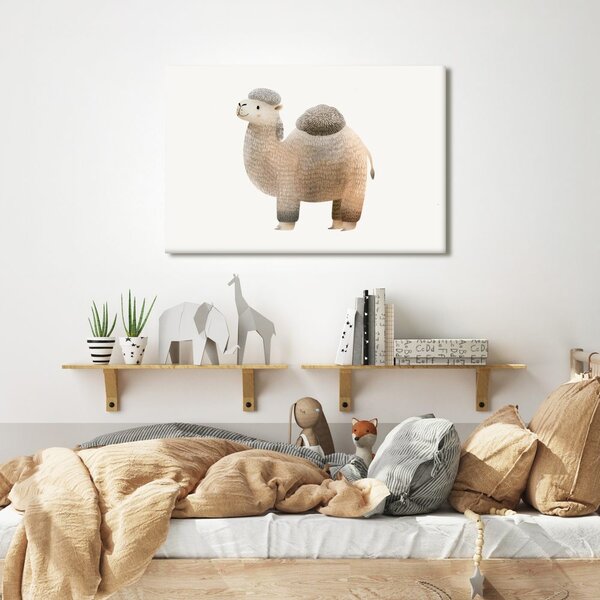 Quadro su tela – Cammella carina disegnata
