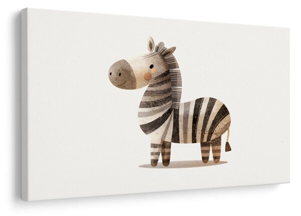 Quadro su tela – Zebra carina disegnata