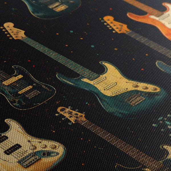 Quadro su tela – Musica nei colori della notte