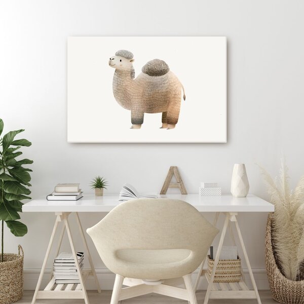 Quadro su tela – Cammella carina disegnata