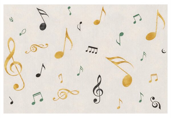 Quadro su tela – Note musicali in movimento