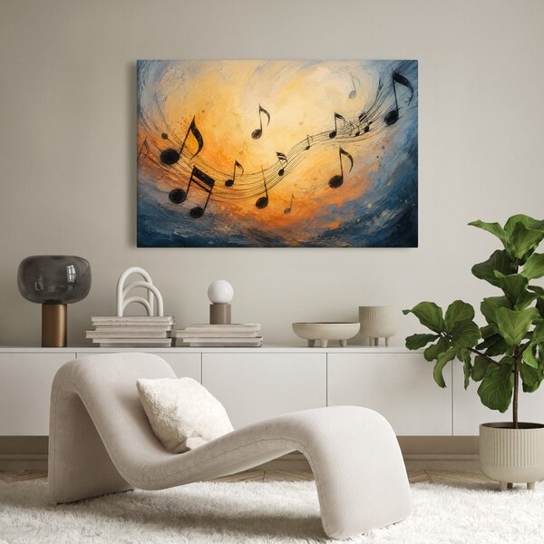 Quadro su tela – Melodie al tramonto