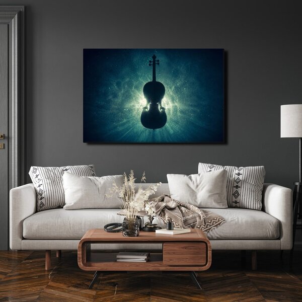 Quadro su tela – Sinfonia luminosa nel buio