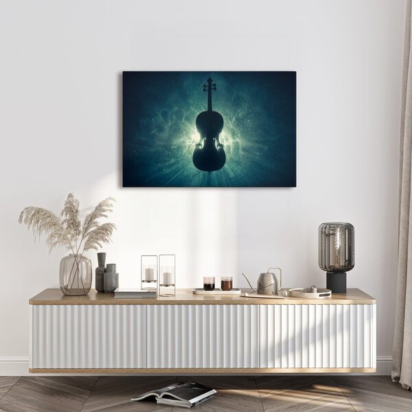Quadro su tela – Sinfonia luminosa nel buio