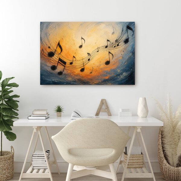 Quadro su tela – Melodie al tramonto