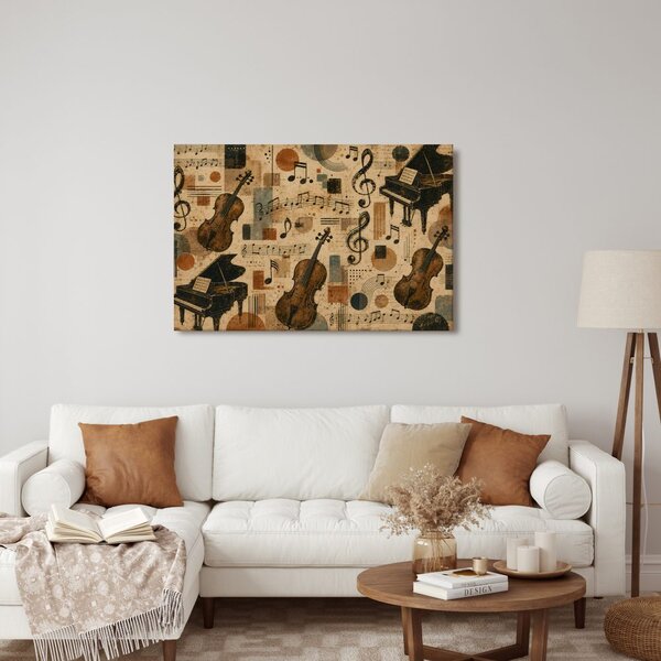 Quadro su tela – Sinfonia musicale su tela