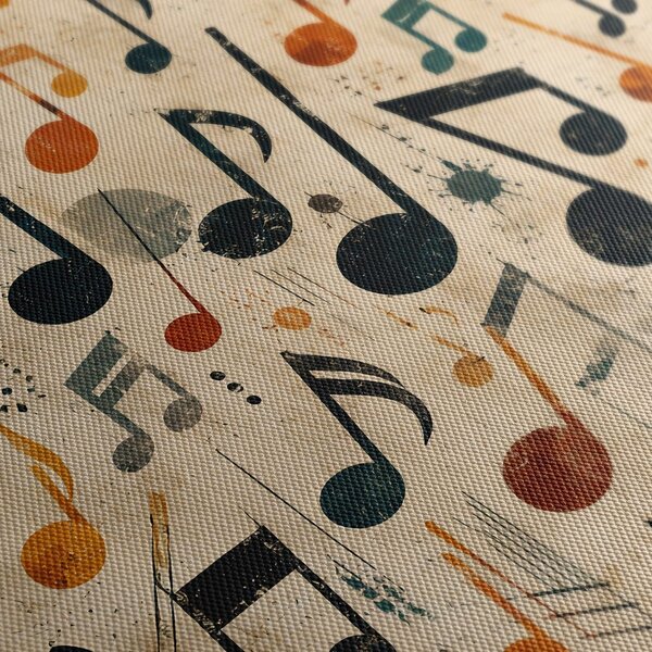 Quadri 5 pezzi – Armonia musicale in astratto