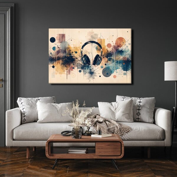 Quadro su tela – Energia musicale e creatività