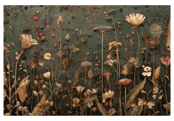 Quadro su tela – Giardino fiorito su tela