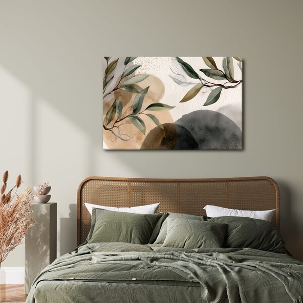 Quadro su tela – Foglie in astrazione