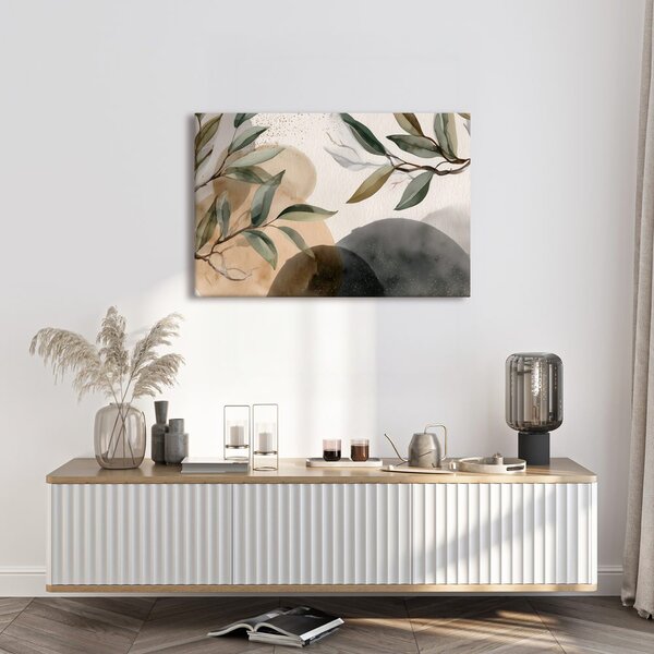 Quadro su tela – Foglie in astrazione