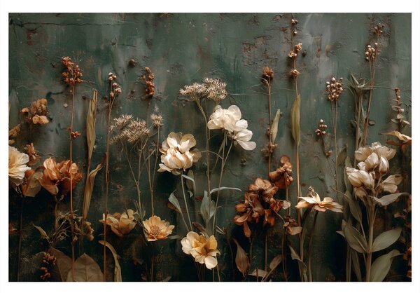Quadro su tela – Fiori secchi romantici