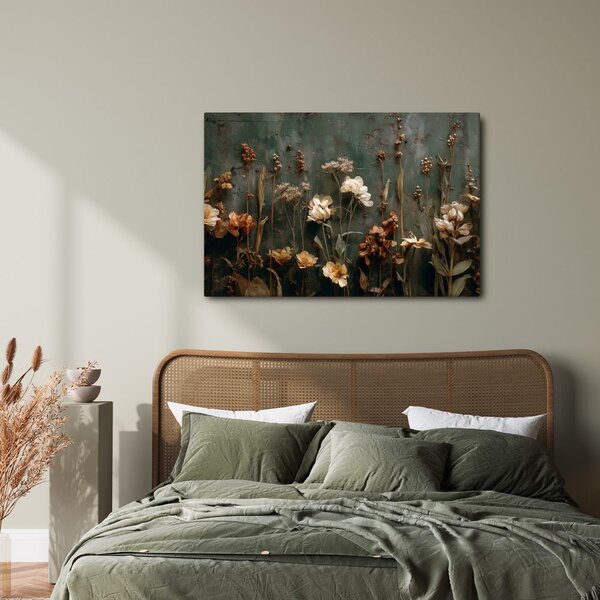 Quadro su tela – Fiori secchi romantici