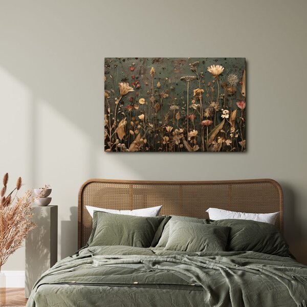 Quadro su tela – Giardino fiorito su tela