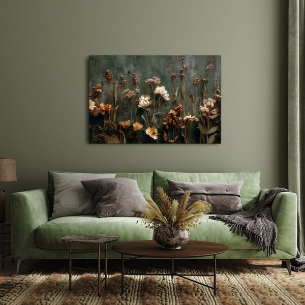 Quadro su tela – Fiori secchi romantici