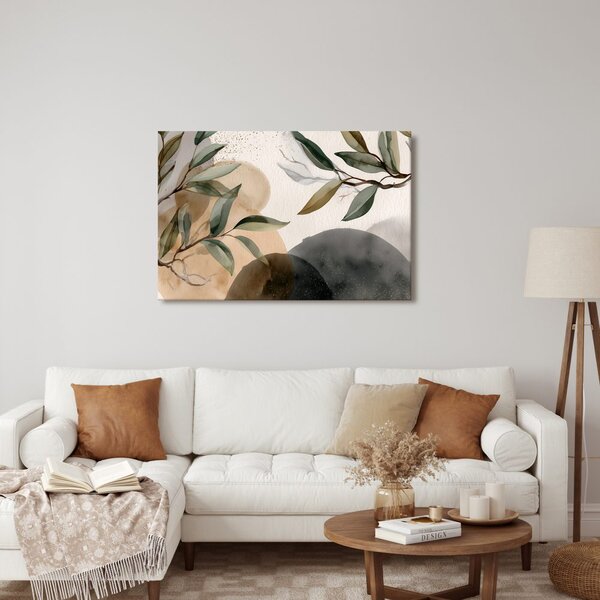 Quadro su tela – Foglie in astrazione