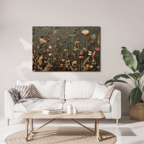 Quadro su tela – Giardino fiorito su tela
