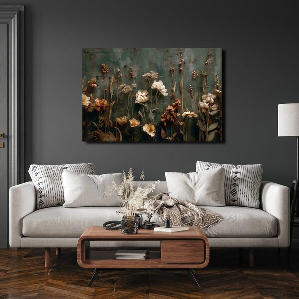 Quadro su tela – Fiori secchi romantici