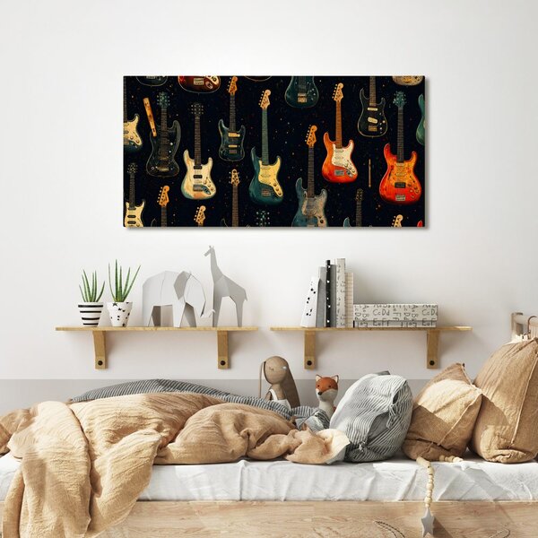 Quadro su tela – Motivo vintage chitarra