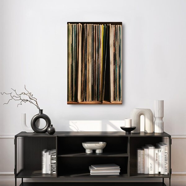 Quadro su tela – Collezione di vecchi LP