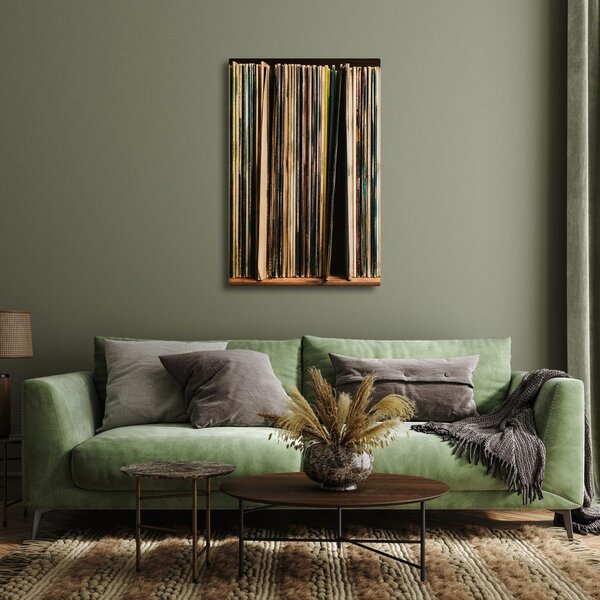 Quadro su tela – Collezione di vecchi LP