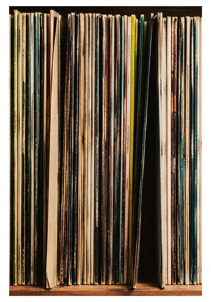Quadro su tela – Collezione di vecchi LP