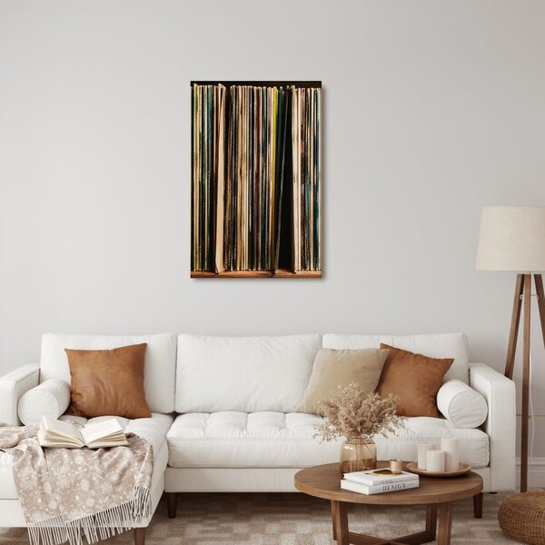 Quadro su tela – Collezione di vecchi LP