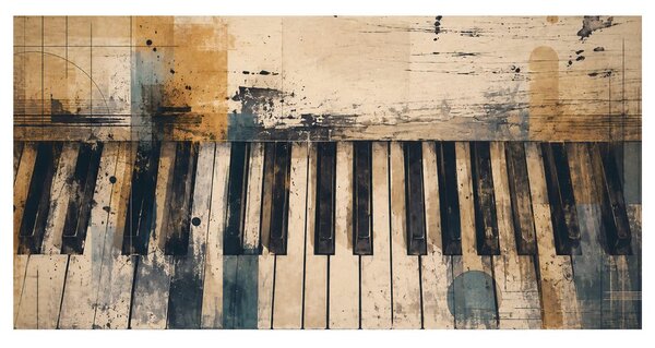 Quadro su tela – Armonia musicale a colori
