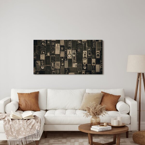 Quadro su tela – Dinamica musicale retrò