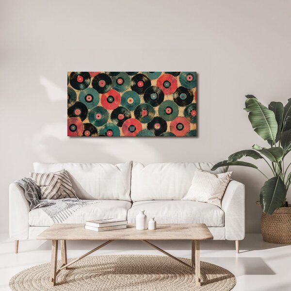 Quadro su tela – Dischi in vinile colorati