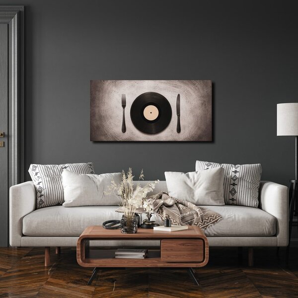 Quadro su tela – Cena retrò su vinile
